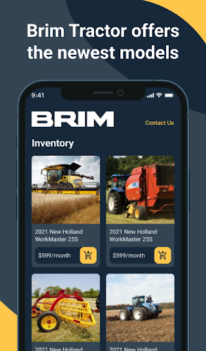 Android application Brim Rents screenshort