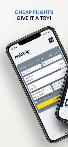 Android application Nalatrip.com - Cheap flights screenshort