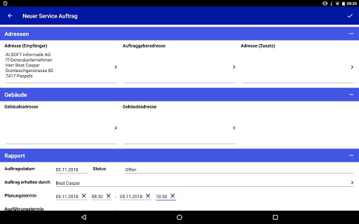 SERVICE-Plus Mobil Screen 3