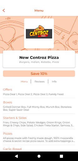 New Centroz Pizza Screen 2