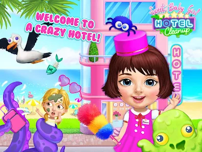Fun Care Kids Game - Sweet Baby Girl Cleanup 5 - Messy House Makeover - Fun  Cleaning Games For Girls 