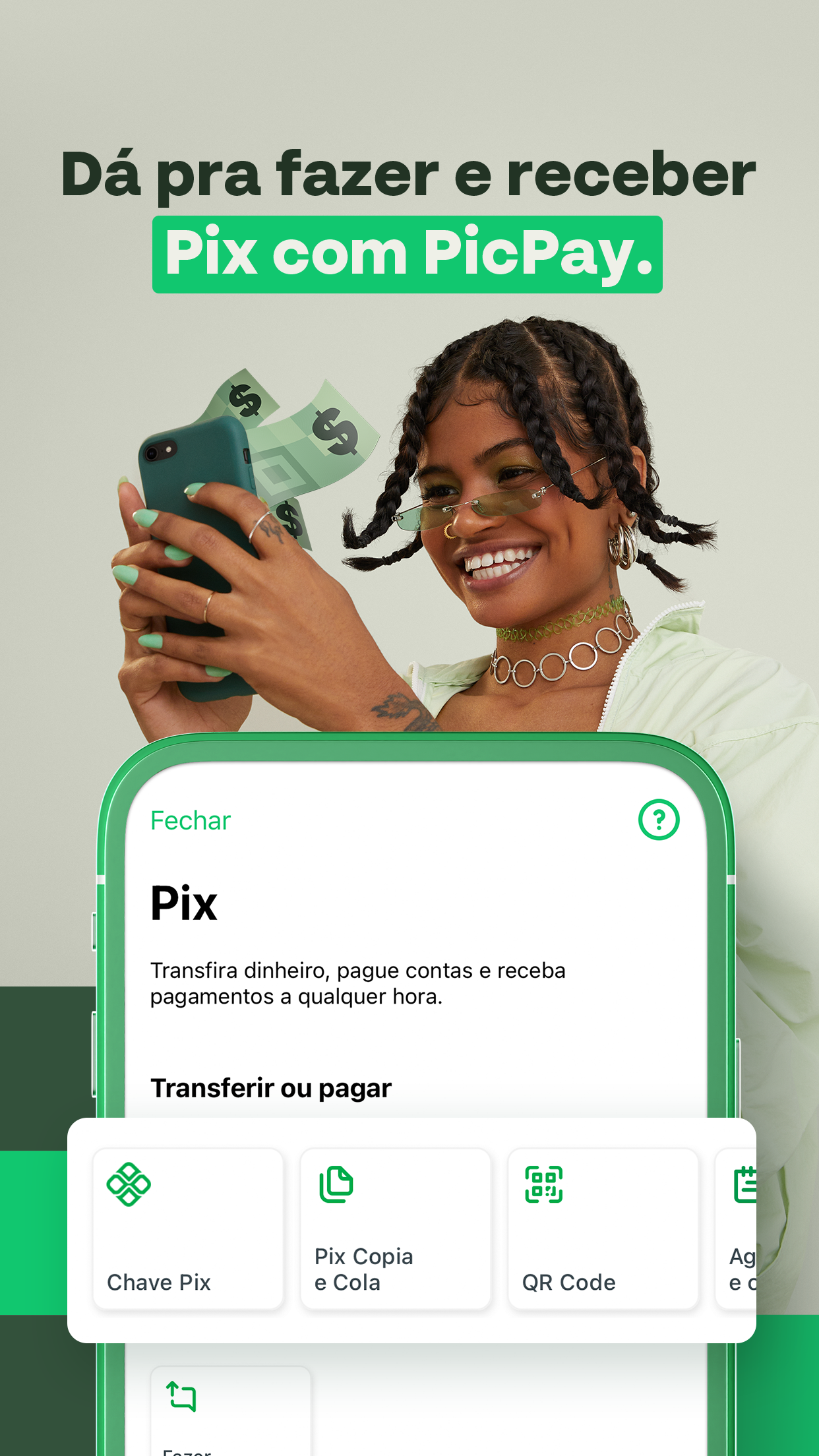 Android application PicPay: Conta, Pix e Cartão screenshort