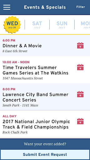 Downtown Lawrence Screen 3