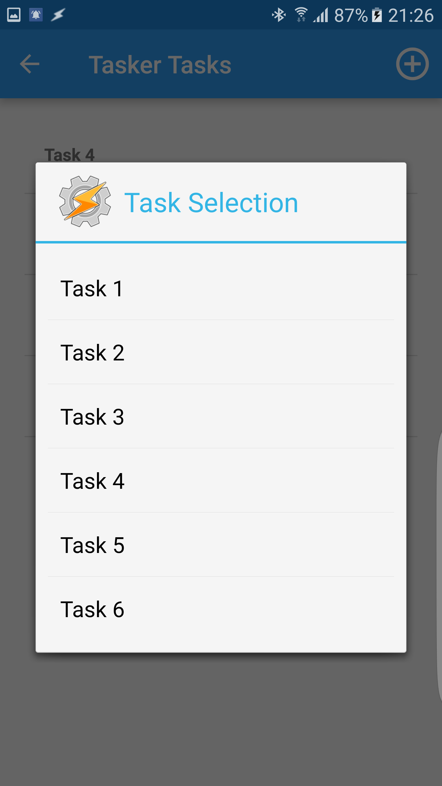 Android application TaskS2 screenshort