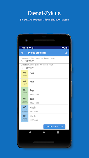 Dienstplan - Schichtplan Screen 2