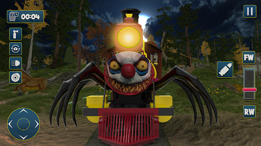 Clown Horreur Train Araignée