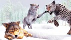 screenshot of Virtual Arctic Wolf Family Sim