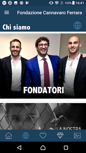 Fondazione Cannavaro Ferrara Screen 2