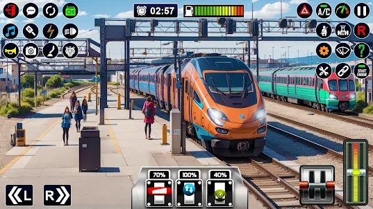 Поезд Симулятор Поезд Игра 3D