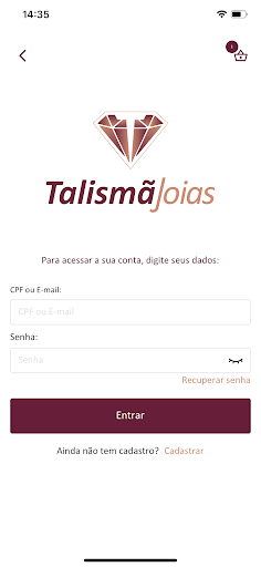 Android application Talismã Joias screenshort
