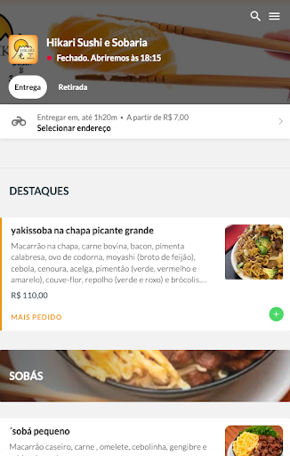 Hikari Sushi e Sobaria Screen 3