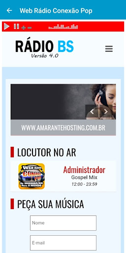 Web Rádio Conexão Pop Screen 3