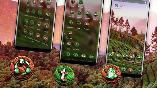 Tea Garden Theme Screen 3