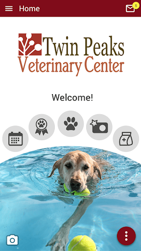 Android application Twin Peaks Vet Center screenshort