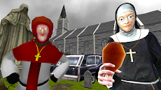 Nun and Monk Neighbor Escape 3Dのおすすめ画像1