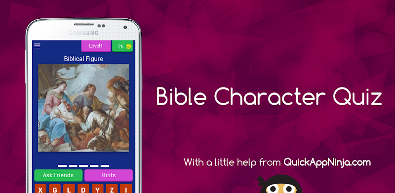 Bible Character Quiz (Bible Game)