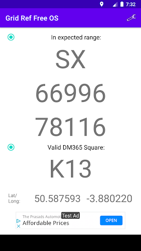 Grid Reference OS Screen 3