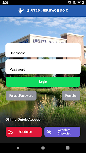 Android application UHPC Mobile screenshort