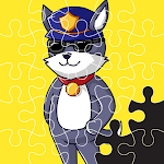 Cover Image of ダウンロード Police Dog Jigsaw Puzzle Games  APK