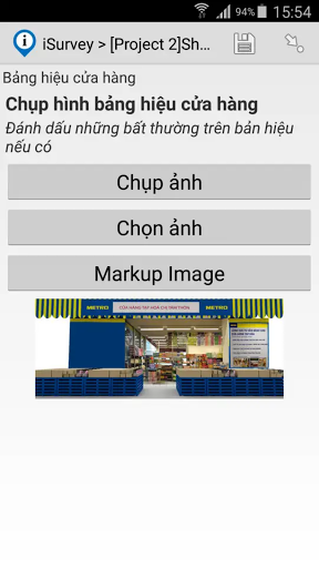 Peony iSurvey App Screen 2