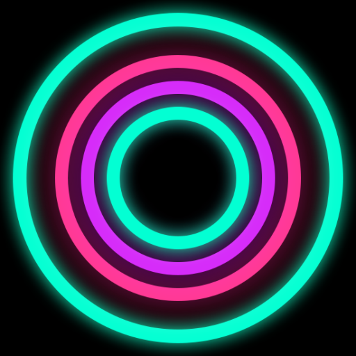 Neon Glow Rings - Icon Pack 5.3.0 Icon