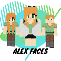 Skin Alex Faces for MCPE