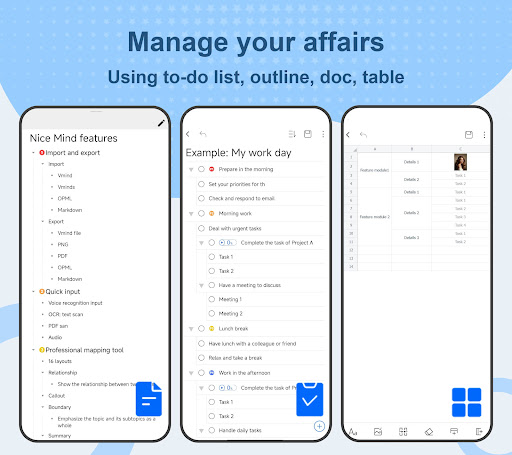 Screenshot of Nice Mind Map - Mind mapping