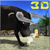 Angry Bull Attack Simulator 3D icon