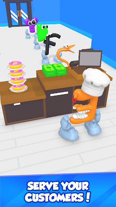 Alphabet Cafe - Donut Shop 3d - Screenshot 1