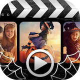 Halloween Photo Video Maker With Music icon