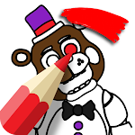 Cover Image of Download five coloring nightmare game  APK