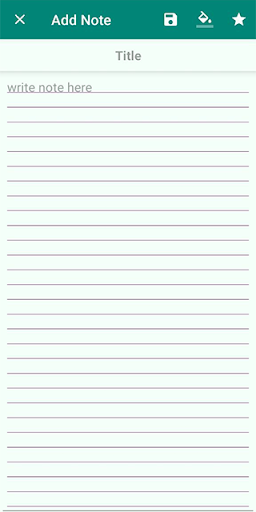 Android application My Diary screenshort