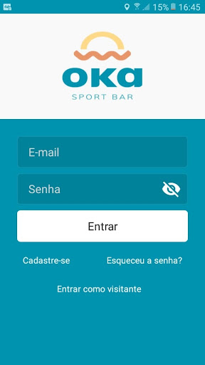 Android application Oka Sport Bar screenshort