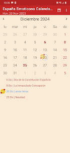 España Emoticono Calendario