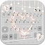 Fairy Lights Heart Keyboard Background