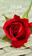 screenshot of Red Rose Heart Pin Lock Screen