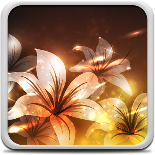 Glowing Flowers Live Wallpaper  Icon