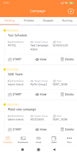 My SMS Screen 2