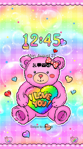 Love You Bear - Wallpaper Screen 2