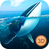Big Blue Whale Underwater Survivor Simulator 3D icon