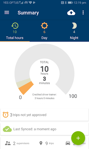 QLD Learner Logbook Screen 2