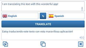 screenshot of Language Translator