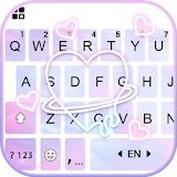 Neon Pastel Heart Keyboard Theme icon