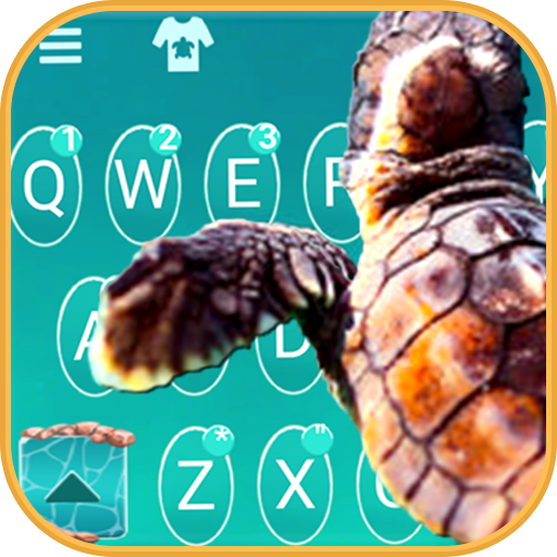 Turtle Blue Sea Keyboard Theme logo