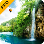 Cover Image of Download Forest Waterfall PRO Live Wall  APK