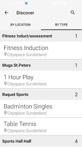 Android application CitySpace screenshort