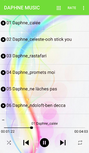 DAPHNE CHANSONS sans internet Screen 2