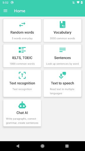 Android application Oxford 3000 Daily English screenshort