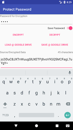 Protect Password Screen 3