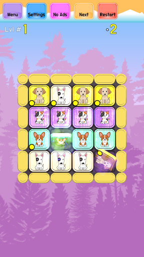 Android application Swapping Match 3 - Challenging screenshort